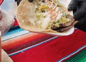 Quesadilla de cecina